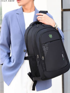 Large Capacity Mens Business Travel Backpack Casual Outdoor Luggage Bag Black Bookbag Leisure Touring Backpack with Shoulder Straps
