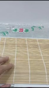 HOBI KOLEKSI PENGGULUNG ROLLER SUSHI BAHAN BAMBU BAMBOO ALAS TATAKAN CETAKAN NASI SUSI BENTO