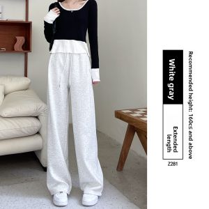 YAYANGREN | Casual Sport Pants for Women and Junior Students with Fleece Lining Autumn Winter 2025 New Arrival