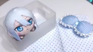 Bandai | 15cm Project Sekai Yoisaki Kanade Plush Toy Pjsk Akiyama Mizuki Kawaii Stuffed Doll Plushie Pendant Birthday Gifts