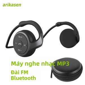 Tai Nghe Bluetooth Không Dây AX698 Tai Nghe Thể Thao Trên Tai Máy Nghe Nhạc MP3 Tai Nghe Thoải Mái Có Khe Cắm Thẻ TF Đài FM Cho iOS & Android