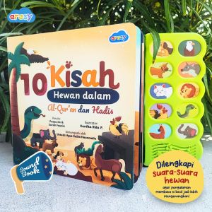 Soundbook Anak Buku Bersuara | Sound Book 10 Kisah Hewan dalam Al Quran | Arasy Books