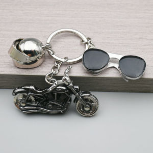 Creative Mini Motorcycle Keychain High-end Keychain Jewelry Boxed Motorcycle Pendants Mens Fashion Accessories Gift Items