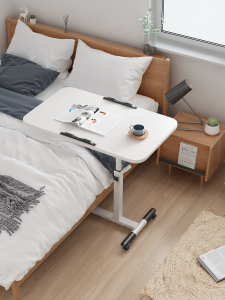 Elevating Bedside Desk Side Style Small Home Study Computer Simple Foldable Desk Adjustable Height Modern Minimalist Design