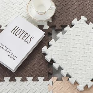 EVA Interlocking Foam Play Mat Anti Slip Waterproof Floor Pad Baby Play Patchwork Floor Suitable for Use Living Room 1/15 Piece