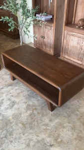 ตู้ทีวี ไม้สัก 2 ไซส์ โต๊ะไม้สัก โต๊ะวางทีวี ตู้ไม้สัก วินเทจ ชั้นวางทีวี จัดส่งแบบสำเร็จรูป