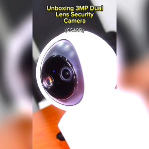 3MP Dual Lens IP camera CCTV PTZ WiFi Security Camera Auto Tracking IP Surveillance camera | CS49D | Dual Lens IP Camera 3MP | WiFi Security Camera PTZ | Camera with Auto Tracking Outdoor | CCTV with Night Vision | IP Surveillance Camera CS49D