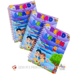READ & LEARN: Phonics Sight Words and Reading Practice Workbook for Kids Ages 4-8