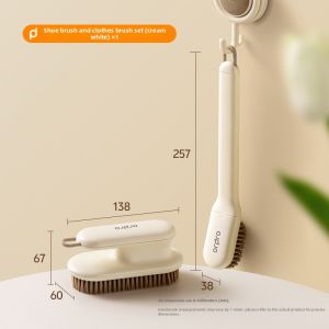 pracra | Soft Bristle No Scratch Flexible Cleaning Shoe Brush