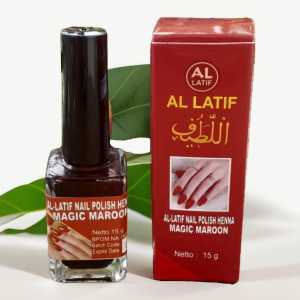 Kutek Henna Al-latif Halal BPOM Magic Maroon 15gr