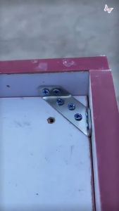 Stainless Steel L Bracket 90 Angle Shape Fixed Code Furniture Corner Support Bracket Sesiku L Rak