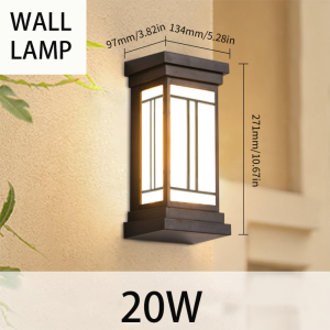 Led Outdoor Wall Light Waterproof IP66 Motion Sensor Led Outdoor Lighting Porch Lights Balcony Garden Lights Outdoor Wall Lamp