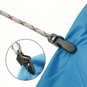 10/30Pcs Outdoor Heavy-Duty Tarp Clips Camping Tents Awning Wind Rope Clamp Equipment Plastic Clip Buckle Fixed Jaw Grip Hook