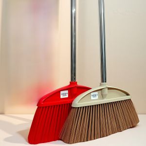 ไม้กวาดไม่ติดผม ไม้กวาดแบบยาว ขนนุ่ม ไม่ทำลายพื้นกระเบื้อง ไม่ต้องงอหลัง ไม้กวาดคุณภาพสูง ทนทาน