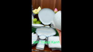 Đồ Đựng Gia Vị Men Hỏa Biến Lam Ngọc Bát Tràng | Bát Mắm Đĩa Muối Đĩa Muối Hoa Khay Gia Vị 1-2 Ngăn Cốc Thìa Muôi