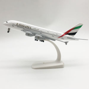 Plane Model Airbus A380 20cm Aircraft Model Emirates Metal Replica Alloy Material Aviation Simulation Airplanes Decoration