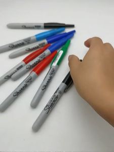 Sharpie Retractable Permanent Markers Sharpie Marker Red Black Blue