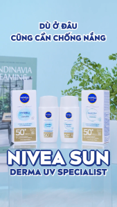 Sữa Chống Nắng NIVEA SUN Derma Blemish Control Kiềm Dầu Ngừa Mụn SPF50+ 40ml - 95147