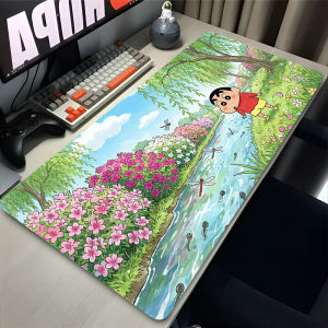 Bandai | Tấm Lót Chuột Cỡ Lớn C-Crayon Shin-chan Thiết Kế Hoạt Hình Tấm Lót Bàn Bằng Cao Su Chống Trượt Cho Bàn Phím Máy Tính Lý Tưởng Để Sử Dụng Trong Ký Túc Xá