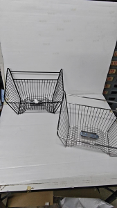 ตะกร้าหน้า แบบกรงนก DREAM SuperCup C70C700C900 ชุบโครเมียม/ดำ แข็งแรงทนทาน ขนาด 28x38x26 cm. (แถมฟรีน็อต 1 ชุด)