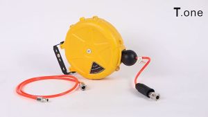 Original Car Beauty Tools 10M Auto Rewind Air Hose Mini Air Hose Reel Compressor Automatic Retractable Coiler