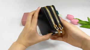 Coin Card Wallet Fashionable Multiple Card Holder Wallet Card Holder with Zipper Card Wallet Women