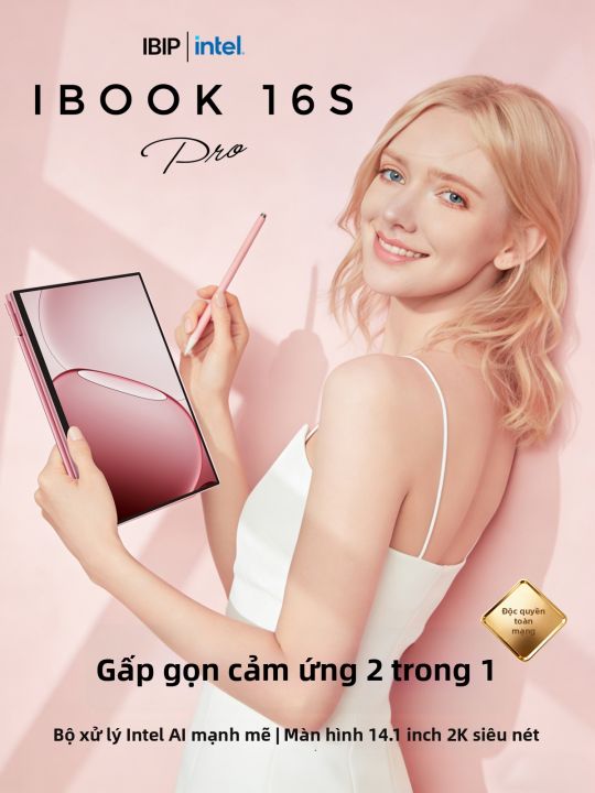 IBIP | Máy Tính Xách Tay Màn Hình Cảm Ứng 2-trong-1