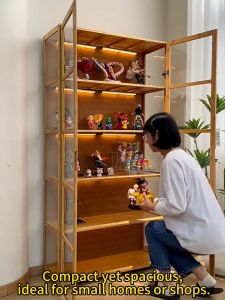 Display Cabinet Storage Cabinet 4/5 Layers LEGO Display Rack Transparent Glass Acrylic Showcase Hand-Made Display Case 展示柜