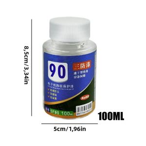 100ml Lớp Phủ Trong Suốt Chống Ẩm Bảng Mạch PCB Chất Bịt Kín Bảo Vệ Sơn Cách Nhiệt Chống Thấm Nước Để Sửa Chữa Điện Tử