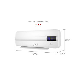 Household Energy-saving Air Conditioner Wall-mounted Portable Heater Fan Home Dormitory Timing Free Installation Remote Control