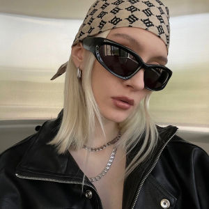 Geovannery Kacamata Steampunk Hitam & Cyberpunk Hip Hop