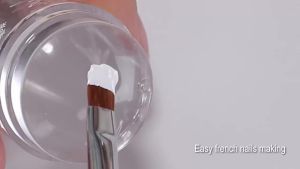 Rectangular Nail Art Stamp Clear Silicone Ink Pad with Scraper Pattern Board Suitable for Home and Nail Salon Use