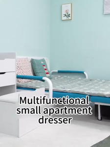 Happihaus Flip-top Dressing Table With Light Bedside Drawer Storage Cabinet With Mirror With Chair