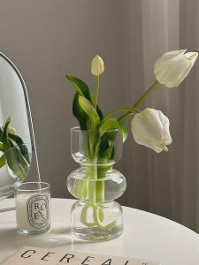 Modern Style Tulip Artificial Flowers Home Decorative Ornaments Living Room Desktop Flower Arrangements Moisturizing Faux Flowers