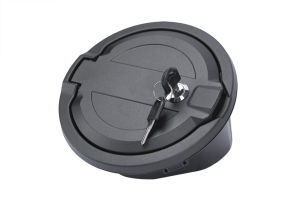 Lockable Fuel Filler Door Cap With Key for Jeep Wrangler JL Rubicon 2018-2026 Gladiator JT Anti-Theft Gas Tank Cover Accessories