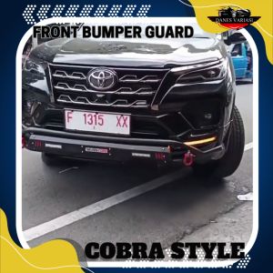 Front Bumper Guard FORTUNER FACELIFT - Tanduk Towing Bemper Depan Cobra - SEVENCODE