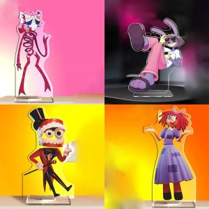 Bandai | For TADC Pomni Jax Ragatha Gangle Zooble Kinger Caine Gummigoo 10cm Acrylic Stand Anime Peripheral Creativity Desktop Ornament