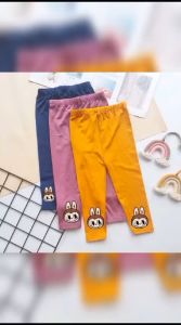 Legging Anak Nyaman Motif Kartun Beragam Warna Pinggang Elastis