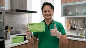 IRONskin Powder Free Disposable Vinyl Glove 1000 Pcs (10Boxes x100 Pcs) Made in Malaysia | Specialist for Food