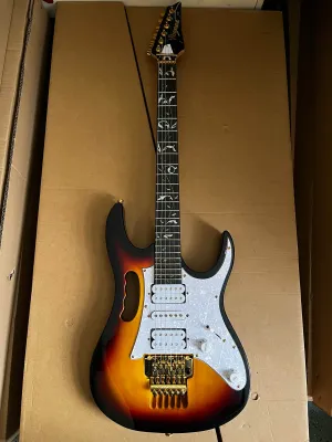 กีต้าร์ไฟฟ้า Ibanez Jem 7V Signature Floydrose Guitar Sunburst Custom กีต้าร์ฟรอยโรส ( พร้อมส่งในไทย )