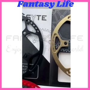 Fantasy SYTE chainring piringan gir depan 53T Cover polos BCD 130mm type ST M-874 sepeda minion lipat