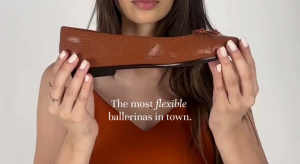 DEAR BLISS Adria Napa Tan Bow Ballet Flats