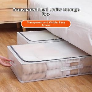 CORJANE | Under Bed Clothing Storage Box Transparent