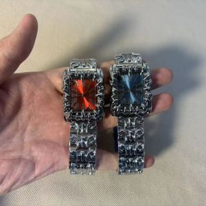 DENVOSI | Y2K Claw shaped Square Watch Mens and Womens Gothic Style Bracelet Quartz Watch Waterproof niche Aesthetic Timepiece Watch