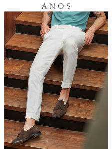 ANOS | Light & Breathable Bubble Cloth Leisure Pants 9/10 Length
