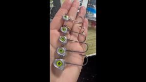WDJYJ 15 CÁI Bộ Lưỡi Câu Cá Nhân Tạo Có Đầu Jig Bằng Thép Carbon Cao Cấp Có Gai Dành Cho Mồi Mềm 35g-14g Câu Cá Trên Thuyền Biển