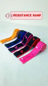 RESISTANCE BAND ELASTIC YOGA GYM PILATES STRETCH STRAP BELT FITNESS