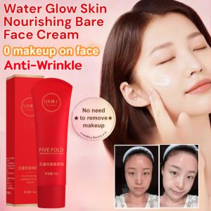 Water Glow Skin Nourishing Bare Face Cream Brightening Isolation Concealer Anti-wrinkle Long Lasting Waterproof Sweat-proof Lazy Makeup Cream