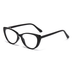 JN IMPRESSION Korean Style Pin Reading Glasses High-grade Spring Legs Cross-border Elderly Single Vision Reading Glasses Cat Eye Frame Plain Reading Glasses 0 Degrees - Plus4.0