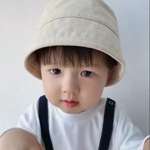 Mũ bucket kaki cho bé 1-5 tuổi – Nón vải mềm cao cấp che nắng nhẹ gấp gọn dễ phối đồ cho bé